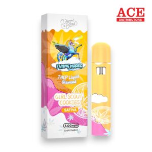 FLYING HORSE DIAMOND EDITION 3GM THC-P DISPOSABLE 5CT -GIRL SCOUT COOKIES SATIVA