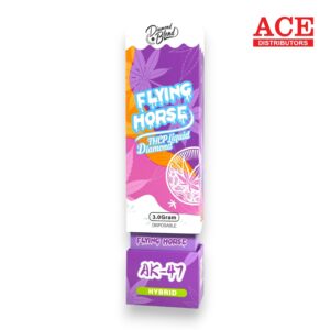 FLYING HORSE DIAMOND EDITION 3GM THC-P DISPOSABLE 5CT -AK-47 HYBRID