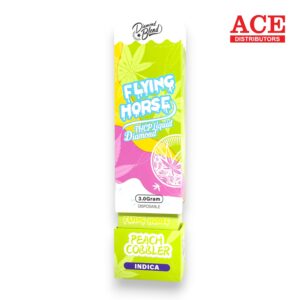 FLYING HORSE DIAMOND EDITION 3GM THC-P DISPOSABLE 5CT -PEACH COBBLER INDICA