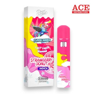 FLYING HORSE DIAMOND EDITION 3GM THC-P DISPOSABLE 5CT -STRAWBERRY DONUT INDICA