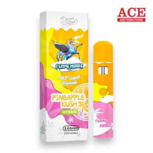 FLYING HORSE DIAMOND EDITION 3GM THC-P DISPOSABLE 5CT -PINEAPPLE KUSH HYBRID