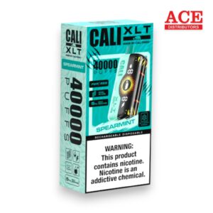 CALI XLT40000 PUFF DISPOSABLE 5% 6CT -SPEARMINT