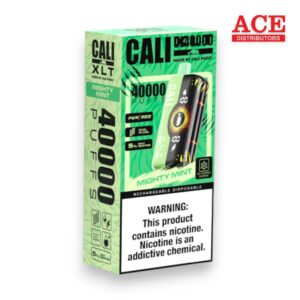 CALI XLT40000 PUFF DISPOSABLE 5% 6CT -MIGHTY MINT