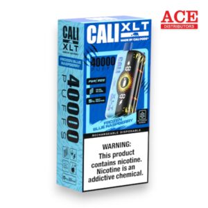 CALI XLT40000 PUFF DISPOSABLE 5% 6CT -FROZEN BLUE RASPBERRY
