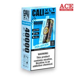 CALI XLT40000 PUFF DISPOSABLE 5% 6CT -POLAR ICE