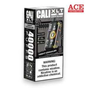 CALI XLT40000 PUFF DISPOSABLE 5% 6CT -NIGHT CRAWLER