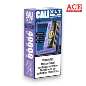 CALI XLT40000 PUFF DISPOSABLE 5% 6CT -FROZEN GRAPE