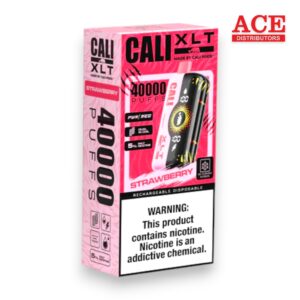 CALI XLT40000 PUFF DISPOSABLE 5% 6CT -STRAWBERRY