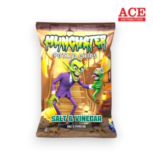 MUNCHSTER POTATO CHIPS 2.5OZ SALT & VINEGAR