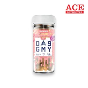 AGFN D9 GUMMY JAR 30CT - STRAW BANA CABANA