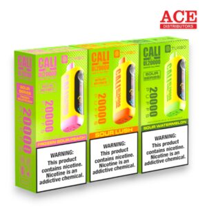 CALI SOUR SERIES UL20000 PUFF DISPOSABLE 5% 6CT