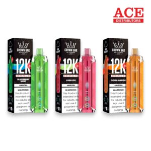 AL FAKHER CROWN BAR DISPOSABLE CRYSTAL V2 12000 PUFF 5CT