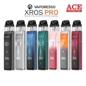 VAPORESSO XROS PRO 1200mAH POD STARTER KIT 3ML 0.6OHM MESH POD 1CT
