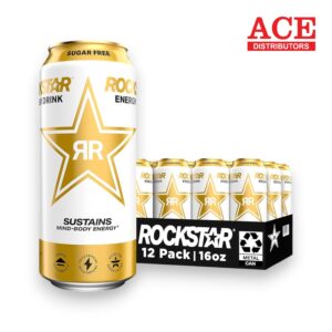 ROCKSTAR ENERGY SUGAR FREE 16OZ 12CT