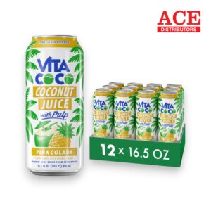 VITA COCO PURE COCONUT WATER PINA COLADA CAN 16.50OZ 12CT
