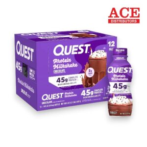 QUEST PROTEIN MILKSHAKE CHOCOLATE 14OZ 12CT