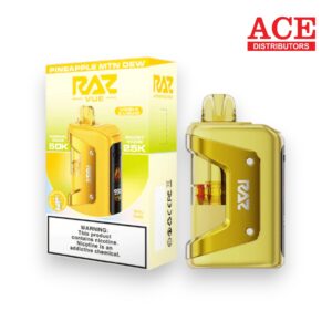 RAZ VUE 50000 PUFFS DISPOSABLE POD 5CT BOX -PINEAPPLE MTN DEW
