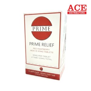 PRIME RELIEF 30MG 4PK/10CT BOX - RED RASPBERRY