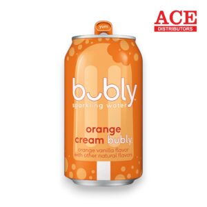 BUBLY SPARKLING WATER ORANGE CREAM 12OZ CAN 8CT