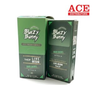 BLAZY BUNNY 2ML LIVE RESIN THC-P CARTRIDGE 6CT - SOUR DIESEL