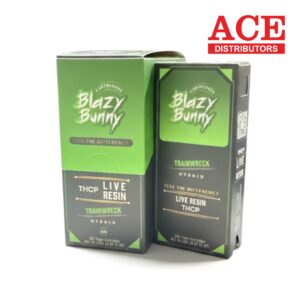 BLAZY BUNNY 2ML LIVE RESIN THC-P CARTRIDGE 6CT - TRAINWRECK