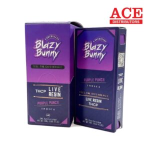 BLAZY BUNNY 2ML LIVE RESIN THC-P CARTRIDGE 6CT - PURPLE PUNCH