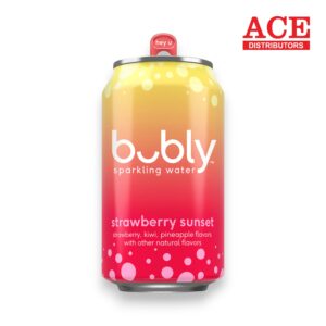 BUBLY SPARKLING WATER STRAWBERRY SUNSET 12OZ CAN 8CT