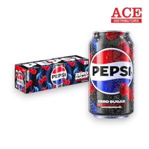 PEPSI WILD CHERRY ZERO 12OZ CAN 12CT