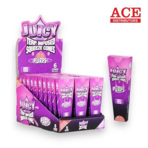 JUICY HEMP CONE 1 1/4 PURPS 30CT