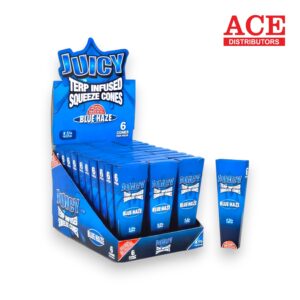 JUICY HEMP CONE 1 1/4 BLUE HAZE 30CT