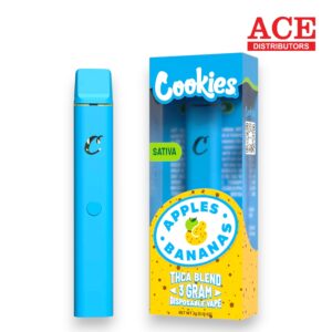 COOKIES 3GM DISPOSABLE 5CT - APPLE & BANANAS