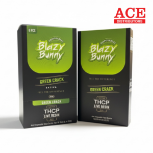 BLAZY BUNNY 4ML LIVE RESIN THC-P DISPOSABLE 6CT - GREEN CRACK
