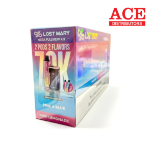 LOST MARY NERA FULLVIEW 70000 PUFF DISPOSABLE DUO KIT 5CT -PINK LEMONADE + PINK & BLUE