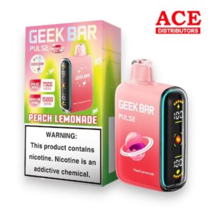 GEEK BAR PULSE 16 ML 15000PUFFS 5CT - PEACH LEMONADE