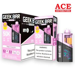GEEK BAR CLIO PLATINUM 16 ML 50000PUFFS 5CT - PEACH SLUSH