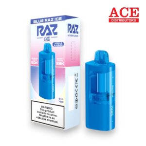 RAZ VUE 50000 PUFFS DISPOSABLE POD 5CT BOX -BLUE RAZ ICE