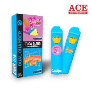 COOKIES 2GM DUAL CHAMBER DISPOSABLE 5CT - TRIPLE SCOOP/APPLE & BANANAS