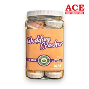 HEMP MASTER EXOTIC FLOWER 3.5G/16CTJAR - WEDDING CRASHERS SATIVA