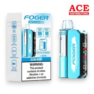 FOGER SWITCH PRO 30000 PUFFS DISPOSABLE KIT 5CT BOX - GUM MINT