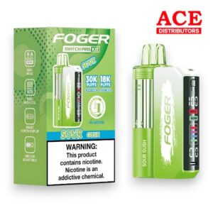 FOGER SWITCH PRO 30000 PUFFS DISPOSABLE KIT 5CT BOX - SOUR GUSH