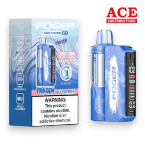 FOGER SWITCH PRO 30000 PUFFS DISPOSABLE KIT 5CT BOX - FROZEN BLUBERRY