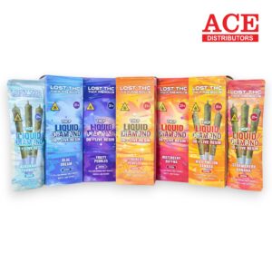 LOST THCP 1.65G LIQUID DIAMOND PRE ROLLS D8+L/R – 3PK 10CT