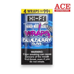 HI-FI WRAPS 4/.99 BLUEBERRY BLISS 15CT