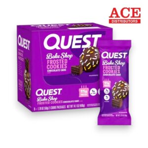 QUEST PROTEIN BAKE SHOP COOKIES CHOCOLATE CAKE 1.76OZ 8CT