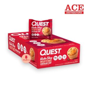 QUEST PROTEIN BAKE SHOP MUFFINS CHOCOLATE CHIP 2.01OZ 8CT