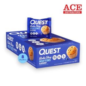 QUEST PROTEIN BAKE SHOP MUFFINS BLUEBERRY 2.01OZ 8CT