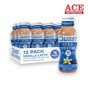 QUEST PROTEIN ICED COFFEE VANILLA LATTE 10OZ 12CT