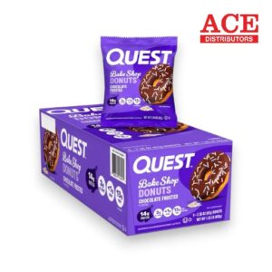 QUEST PROTEIN BAKE SHOP DONUTS CHOCOLATE 2.36OZ 9CT