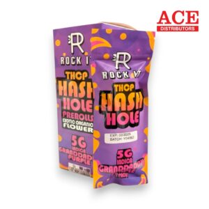 ROCK IT HASH HOLE 5GM THC-P EXOTIC PREROLL 2PK/5CT - GRANDADDY PURPLE INDICA