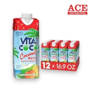 VITA COCO TETRA PAK 17OZ 0.5L 12CT PEACH MANGO